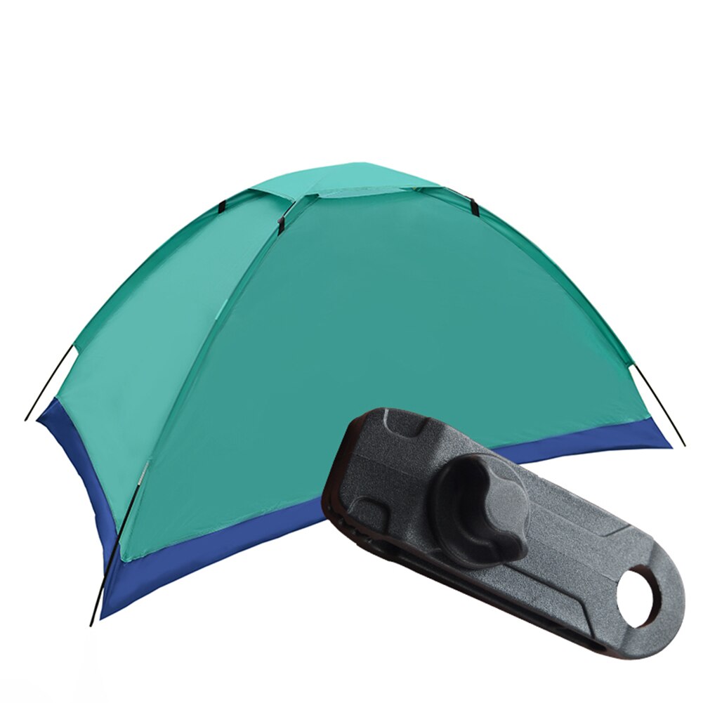 Cheap Goat Tents 1pcs Tent Clip Outdoor Camping Nylon Heavy Duty Windproof Awning Clamp Grip for Garden Shade Cloth Tent Accessories Black   